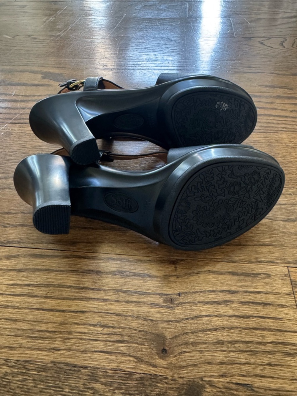 Söfft Black Leather Slingback Heels Size 7M NWOT - Picture 5 of 6